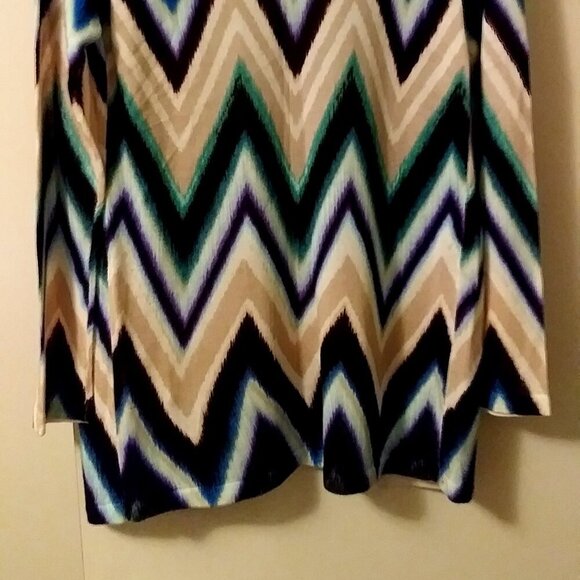 Chico's Sweater Chevron Sweater Size 0 - Picture 4 of 16